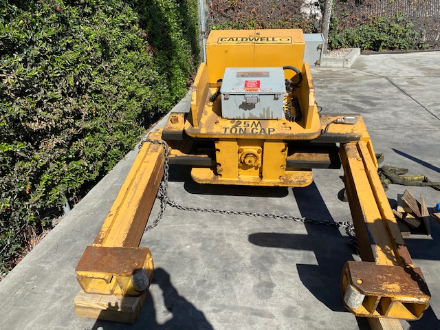 Used Caldwell Motorized Coil Grab 85R-25M-72 60,000 lbs. #5788