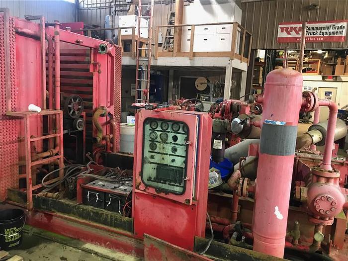 Used Ariel Radiator, Control Panel, Heat Exchangers, Skid from Combo Air Booster & Compressor