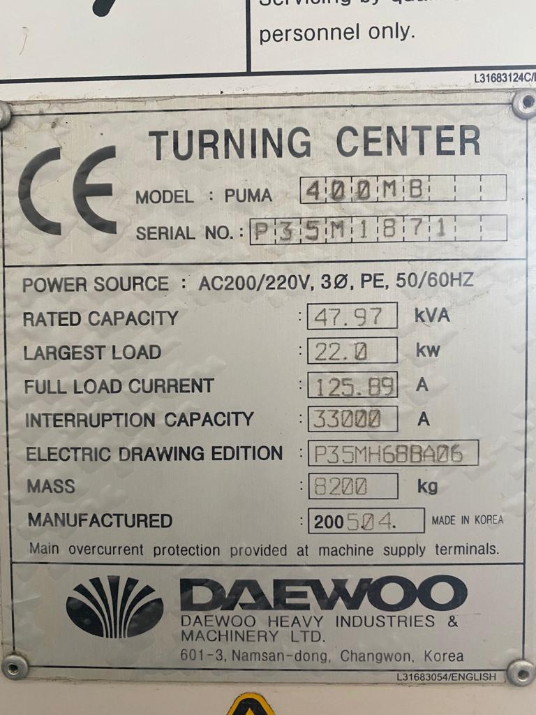 Usato 2005 Doosan Daewoo PUMA 400MB