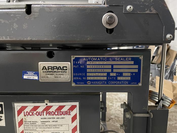 Used Arpac HP-10Z L Bar Sealer