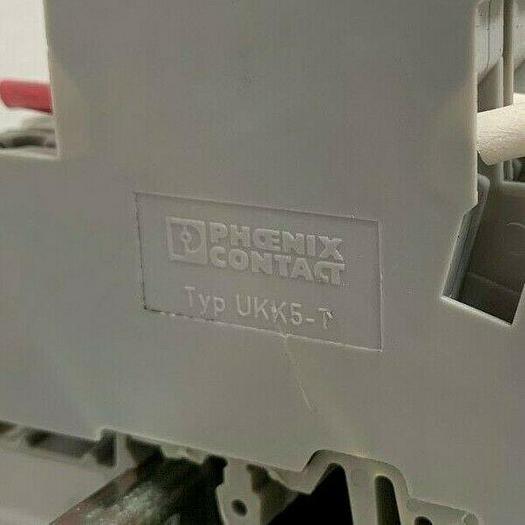 Used Lot of 25 Phoenix Contact Typ UKK5-T Double Leveled Terminal Block