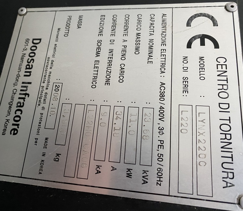 Usato 10/2008 Doosan LYNX 220C