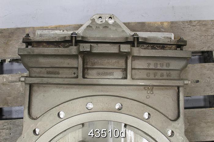 Used Dezurik 24" CF8M Valve Body, CF8M Gate and Seat #43510