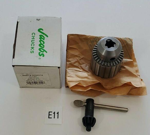 *NEW* Jacobs Chuck 2A 2 Taper Drill w/ 0-3/8” Cap Mount 2 JT & Key + Warranty!