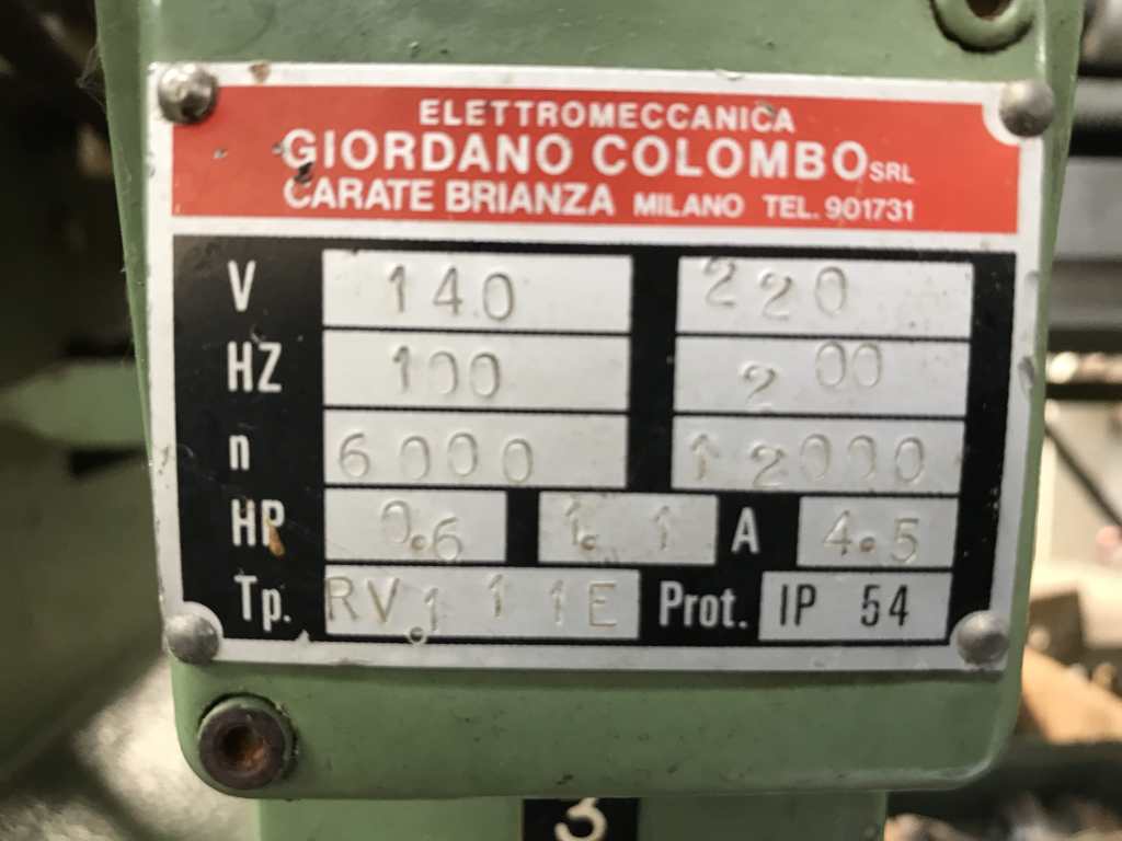 Usato Foratrice oscillante orizzontale e verticale, doppia, per elementi di sedia