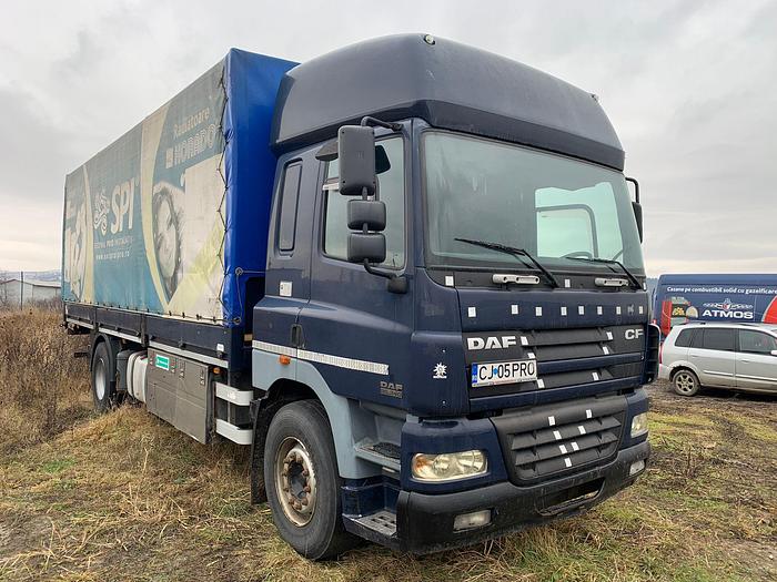Gebruikt 2005 DAF 85 CF 340 tampoline 4x2 FULL STEEL MANUAL