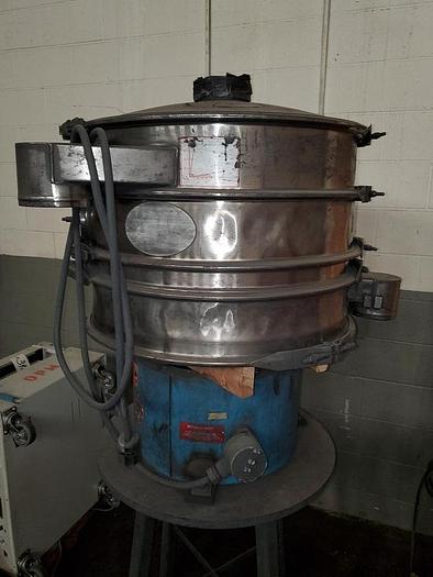 Used 30″ SWECO TYPE SCREENER – 2 DECK – S/S – TOP COVER – #8416