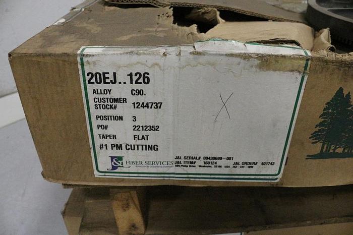 Unused Beloit DD4000 Refiner 20" Diameter Disc Plate Set #32361