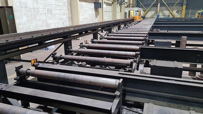 Used 2009 Ficep Heavy Duty Steel Beam Saw & Drill Line