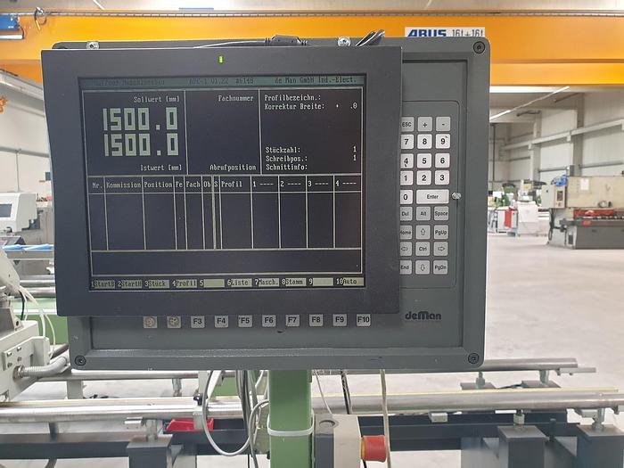 Gebraucht Aluminiumsäge Haffner US 161 mit Positionieranschlag Haffner 3000 mm