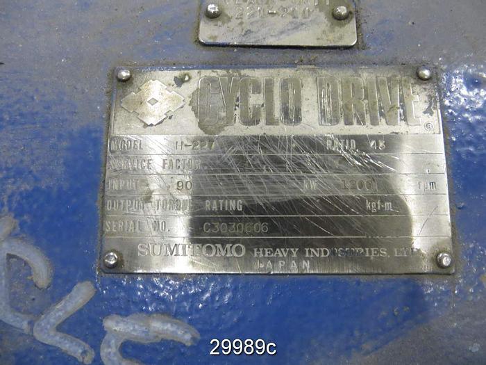 Used Sumitomo H-227 FKC Screw Press Gear Drive #29989