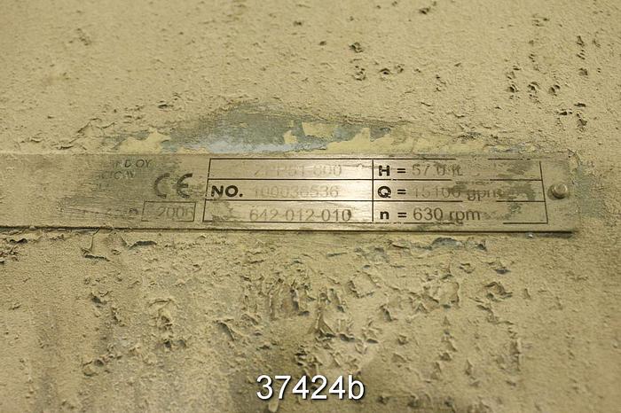 Used Sulzer ZPP51-600 Sulzer Pump #37424