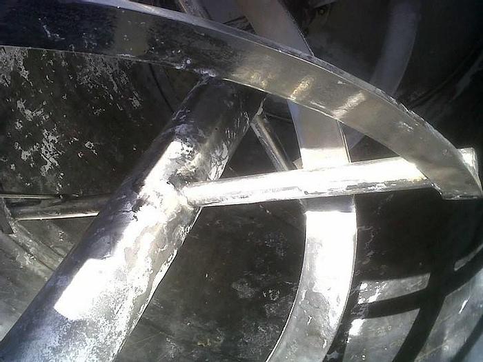 Used Mixer, Ribbon, 100 CF, S/st, Jkt, Munson, 15 HP, #D741647