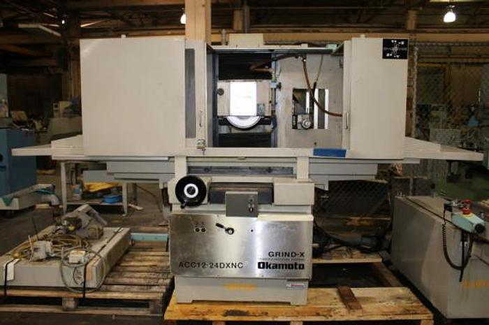 Used 12" X 24", ,OKAMOTO,  ACC-12-24 DXNCP, 2007, CNC HYDRAULIC SURFACE GRINDER