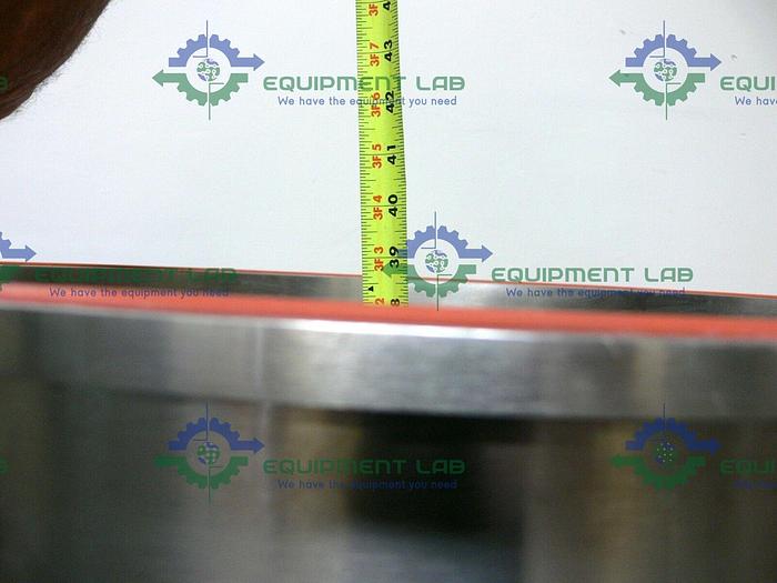 Used Industrial Powder Hopper w/ SEW-Eurodrive SAF67 AM143 Gear Reducer & 1HP Motor