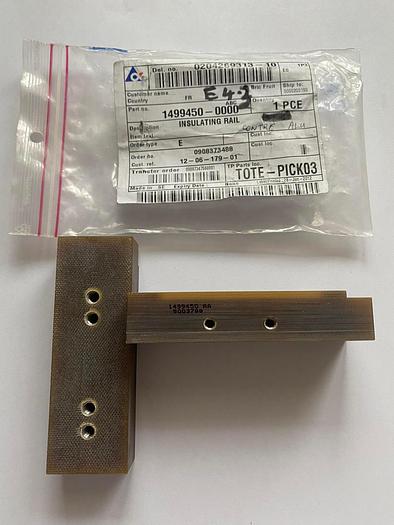 Tetra Pak Spare Parts Insulating Rail Part No. 1499450-0000