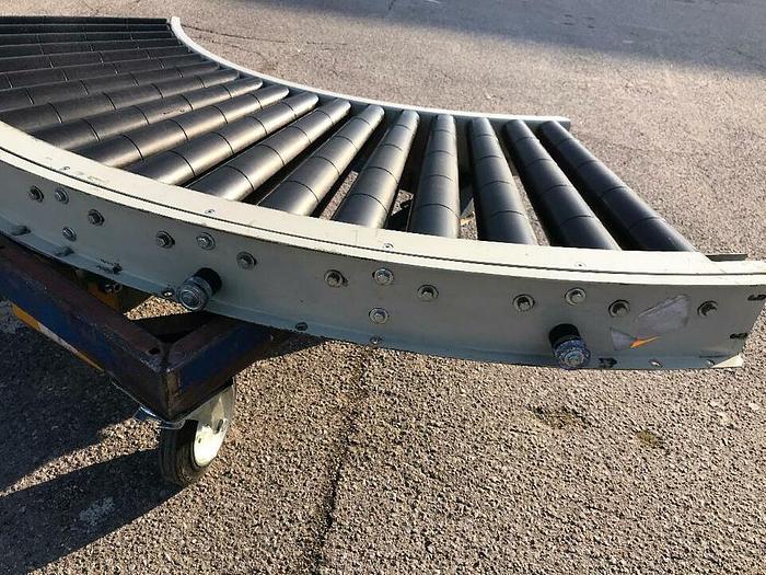 Gebraucht Rollenbahnkurve Kurvenförderer 90° 61cm breit