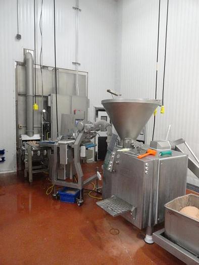 Used 2014 Vemag Continuous Vacuum Stuffer, Md #HP 15E & Vemag Ball Control, BC235 Portioning System HP10E & BC 235