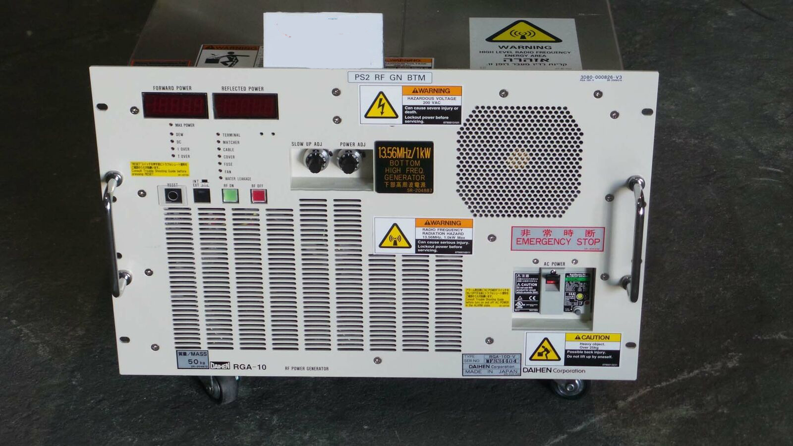 Used Daihen Corporation RGA-10D-V RF Power Generator