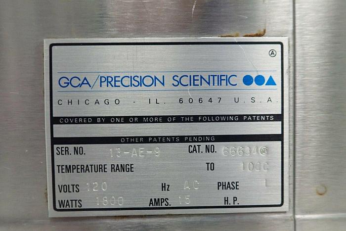 Used Precision Scientific 66634 Thelco Model 84 Heated Water Bath