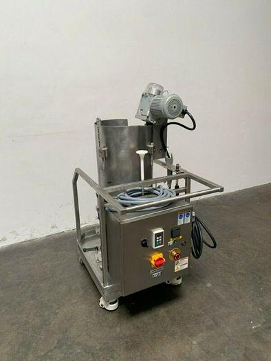 Used Hyclone 50L SV50171-01 Mixer w/ GTR 3Phase 1/4HP Motor on Rolling Cart
