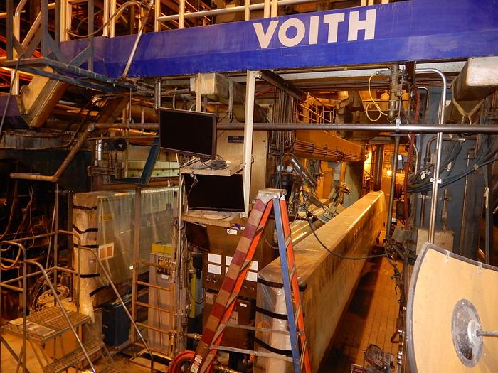 Used 300" VOITH SIRIUS HORIZTONAL TRACK REEL MANUFACTURED 2002