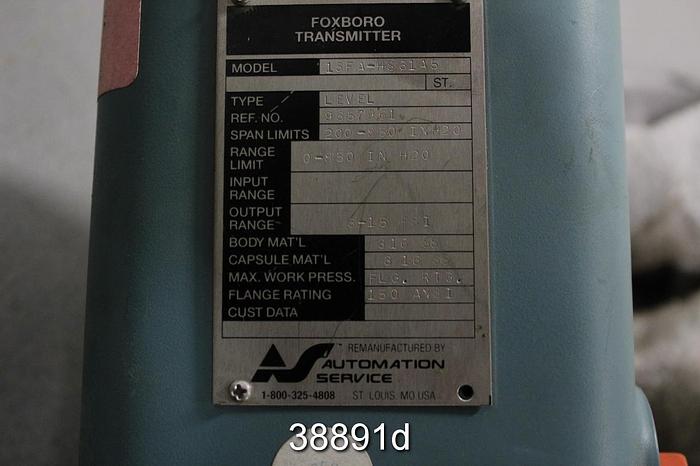 Used Foxboro 13FA-HS31A5 Liquid Level Transmitter #38891
