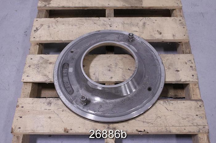 Used Goulds 3175 Goulds 3175 Suction Side Plate, 6X12X18, Stainless Steel #26886