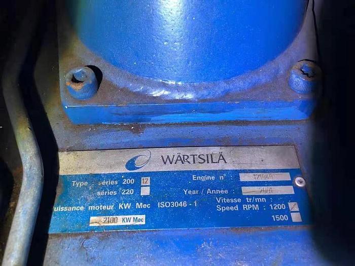 Used Wartsila 12V20 marine generator sets