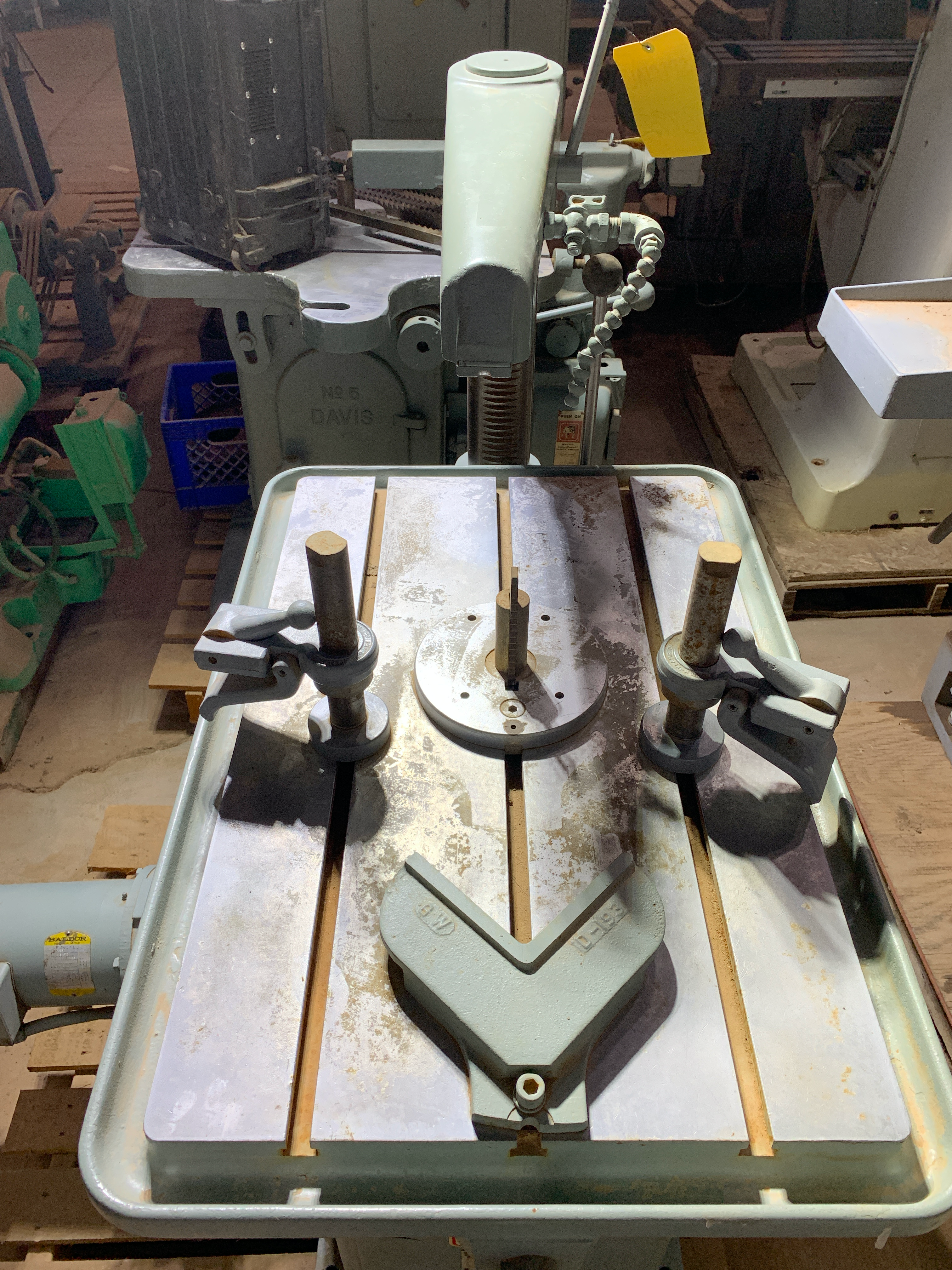 Used 1/16"-1 1/2" Davis Hansford Mdl DA-15B Automatic Variable Speed Keyseater