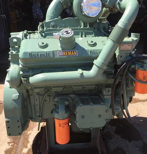 Used Detroit 8V92 TAB Silver Series Industrial Diesel Engine
