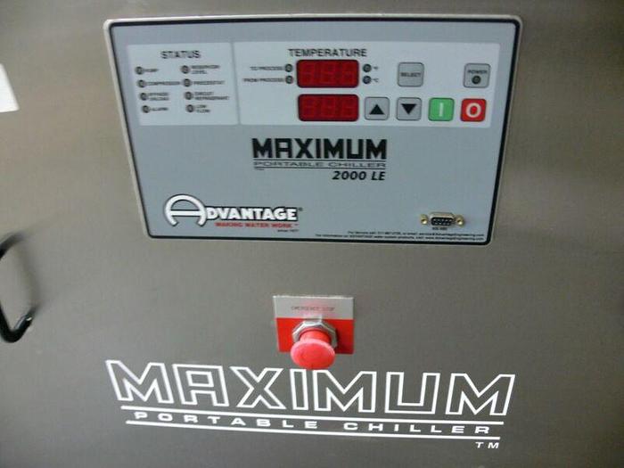 Used Advantage M1-20A-41HBX Centrifugal Blower, 20 ton Portable Chiller 96"x 58"x70"