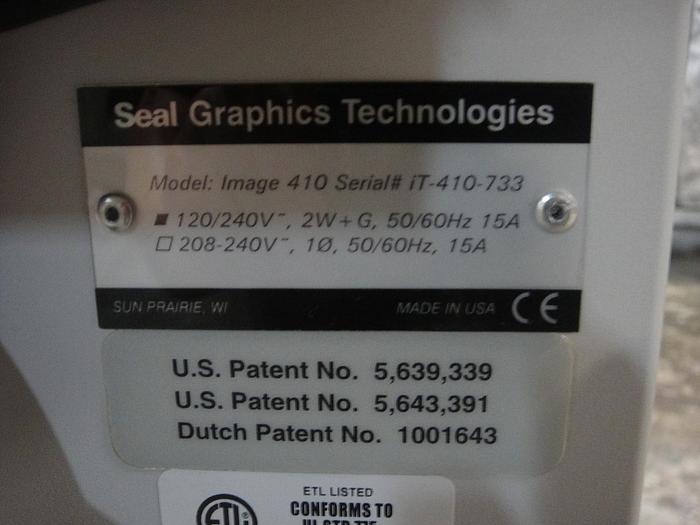 Used Seal Image 410 Laminator