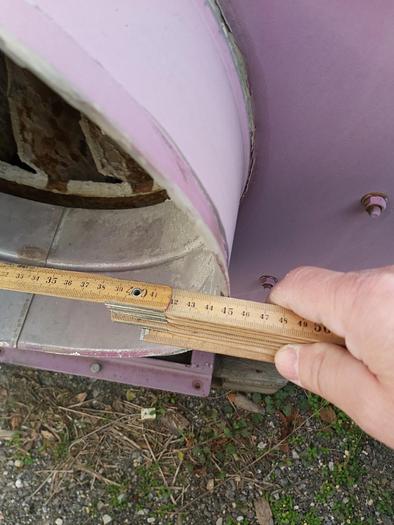 Gebraucht Starker Abluftventilator einer Lackieranlage 4 KW, FFD,  gebraucht