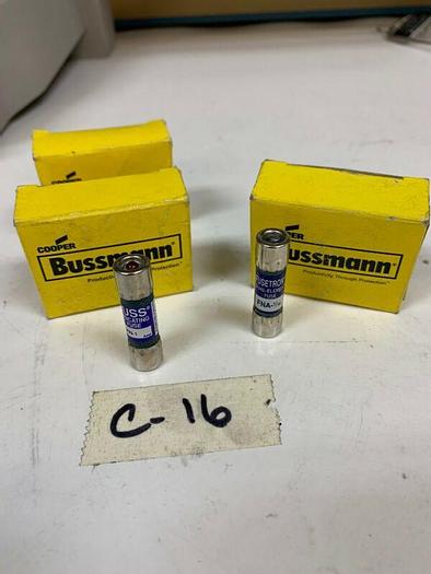 10-Bussmann Fusetron FNA-1/10 Fuse&17 MIN-1 New In Boxes Fast Shipping!