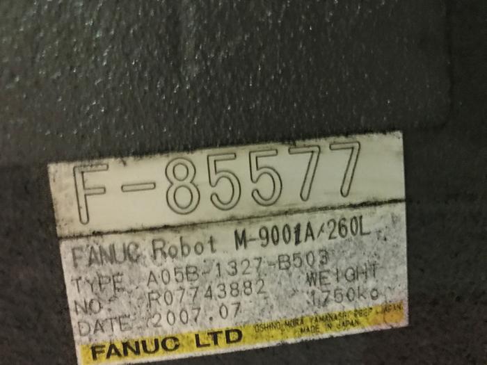 Used FANUC M900iA/260L 6 AXIS CNC ROBOT WITH R30iA CONTROLLER
