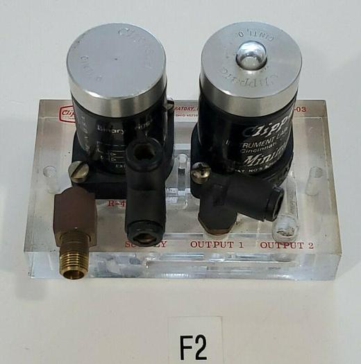 Used *PREOWNED* Clippard CM-03 Binary Redirect Subplate w/ R402 & R451 + Warranty!