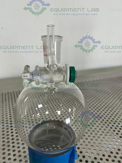 Used Sigma Aldrich  1000 mL Solvent Storage Flask 24/40 w/ 4 mm PTFE stopcock Stopcock