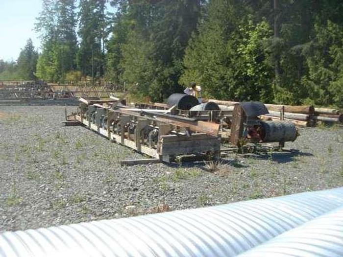 Used 36" x 29' Troughing Roll Conveyor