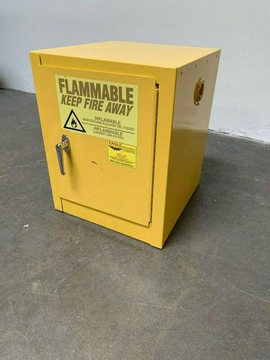Used Eagle Model 1903, 18" x 18" x 22" Flammable Storage Cabinet, 4 Gallon