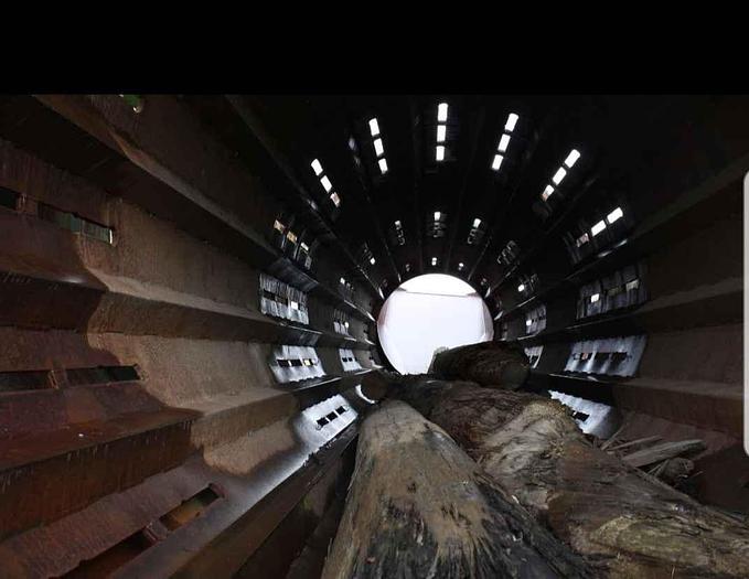 Used 1997 Mobile Drum Debarker Drum Debarker