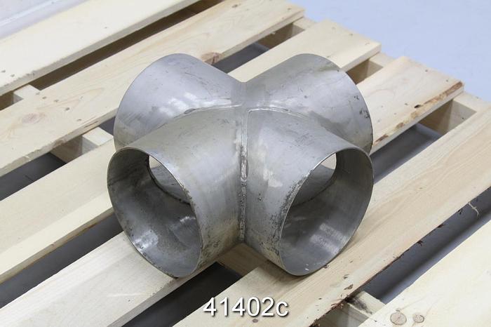 Used Alaskan 4-Way T-304L Stainless Steel Tubing #41402
