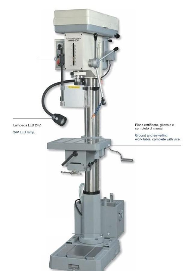 Trapano a colonna e maschiatrice