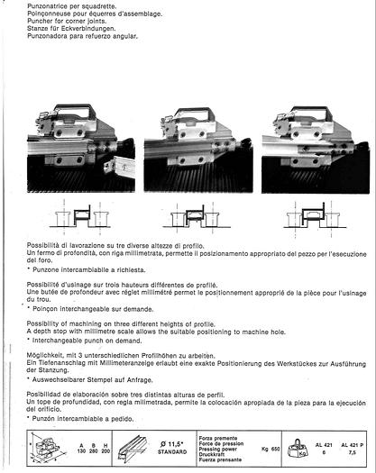 Usato Punzonatrice OEMME squadrette