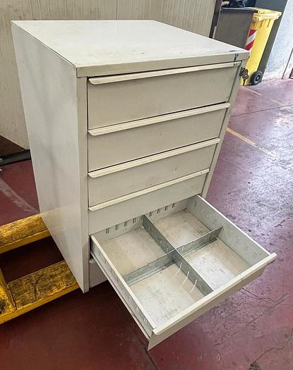 Usato Cassettiera metallica a 6 cassetti