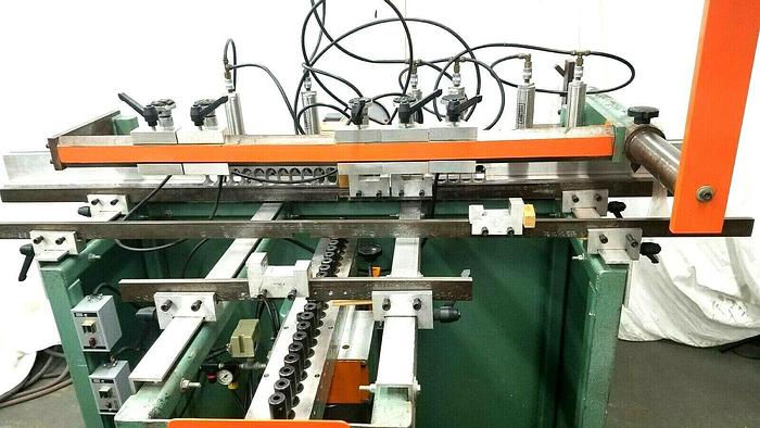 Used Ritter Model R46VH Multi Hole Bore Drill Woodworking Drilling Machine Cabinetry