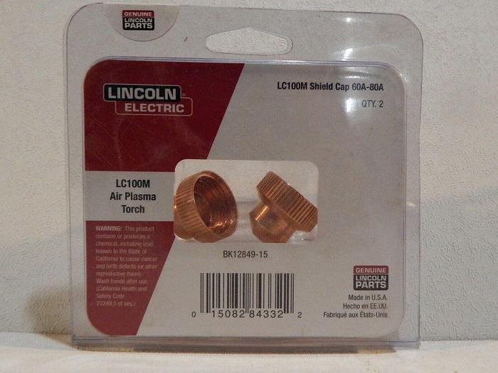 Lincoln BK12849-15 LC100M AIR PLASMA TORCH SHIELD CAP 60A-80A (F4)