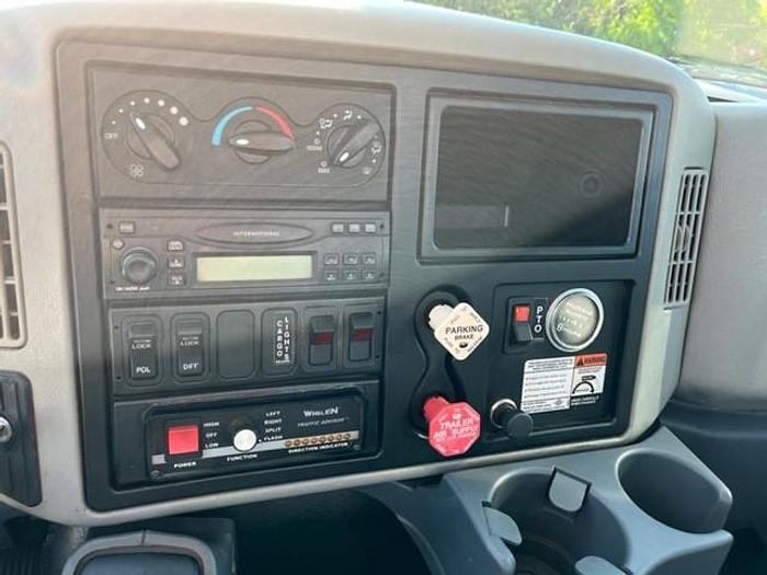 Used Altec AC38-103 38 Ton Crane Boom on 2008 International 7500 6x4 Flatbed Truck – C70823