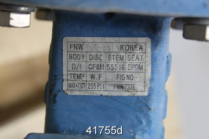 Used FNW 10" Air Operated Butterfly Valve #41755