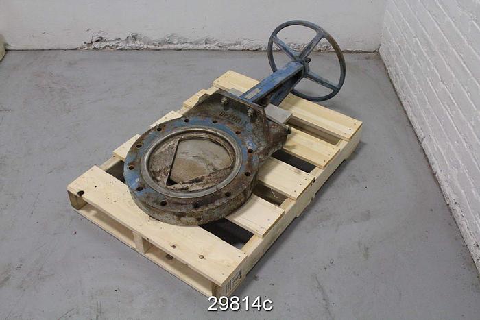 Used Dezurik 12" Hand Operated Knife Gate Valve #29814